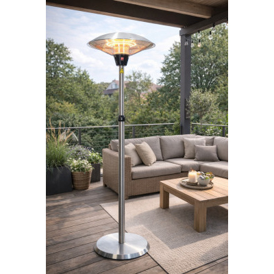 ALDOTRADE Elektrický infrazárič OSLO nerez