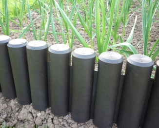 ALDOTRADE Zahradní plastová palisáda lem trávníku Maxi 2m