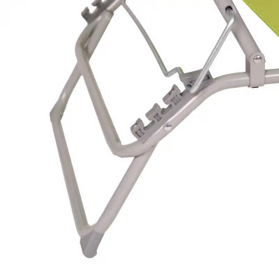 ALDOTRADE Zahradní plážové skládací lehátko se stříškou Palm zelené