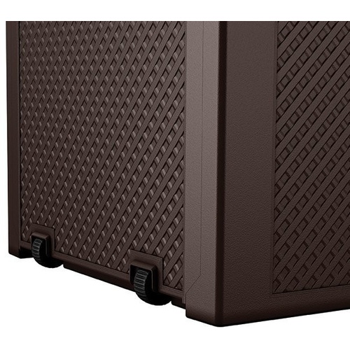 Zahradní úložný box Emily 280l hnědý