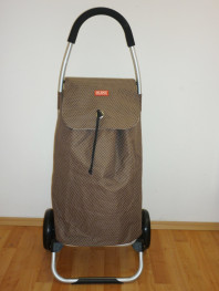 ALDOTRADE nákupní taška na kolečkách PRAGA hnědá