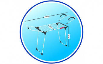 VILEDA Premium 2v1 sušák na prádlo 18 m 157332