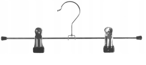 ALDOTRADE Ramínko jednoduché na kalhoty s klipsy (10 ks)