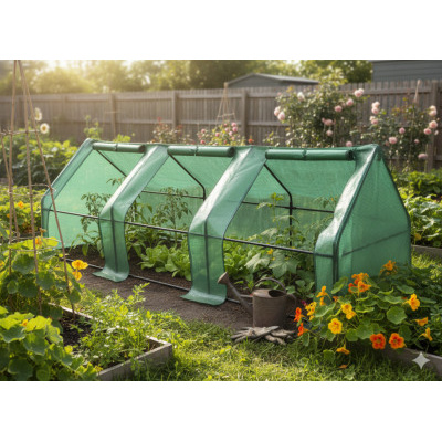 Zahradní fóliovník na zeleninu 295 x 95 x 95 cm
