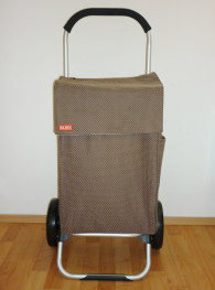 ALDOTRADE nákupní taška na kolečkách VIENA hnědá