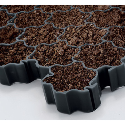 Prosperplast Zatravňovací tvárnice PLANT 60x40cm - 1,1m2, černá