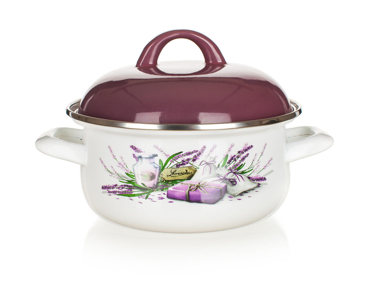 kastrol LAVENDER 22cm 2,9l s poklicí