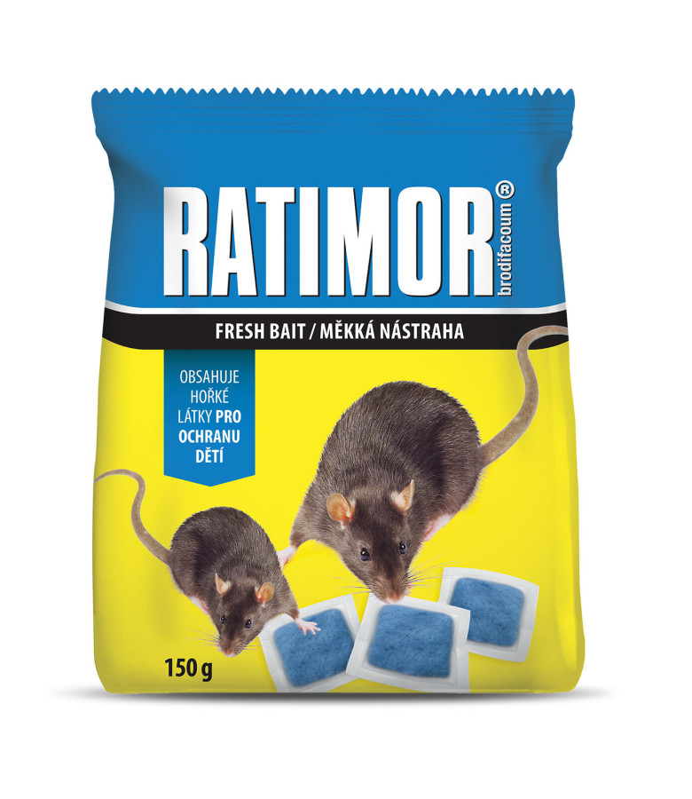 jed RATIMOR BRODIFACOUM měkká nástraha 150g, sáček
