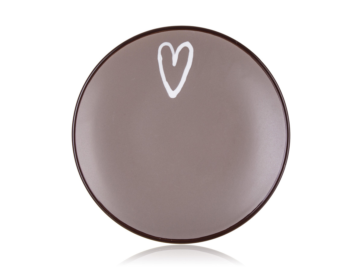 talíř dezertní 19cm HEART keramický HN