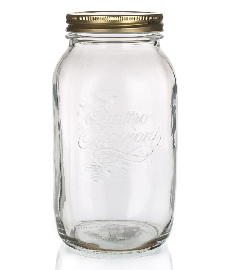 dóza QUATTRO STAGIONI 1,5l skl.+ kov.víčko