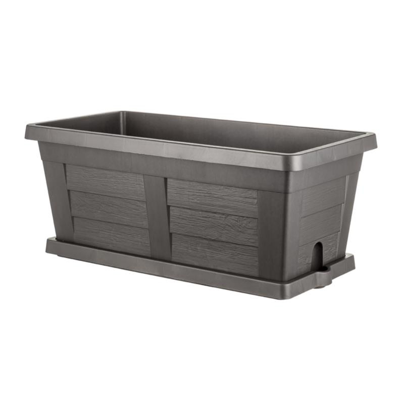 Truhlík s miskou LEGNO, 80x40x34cm, antracit
