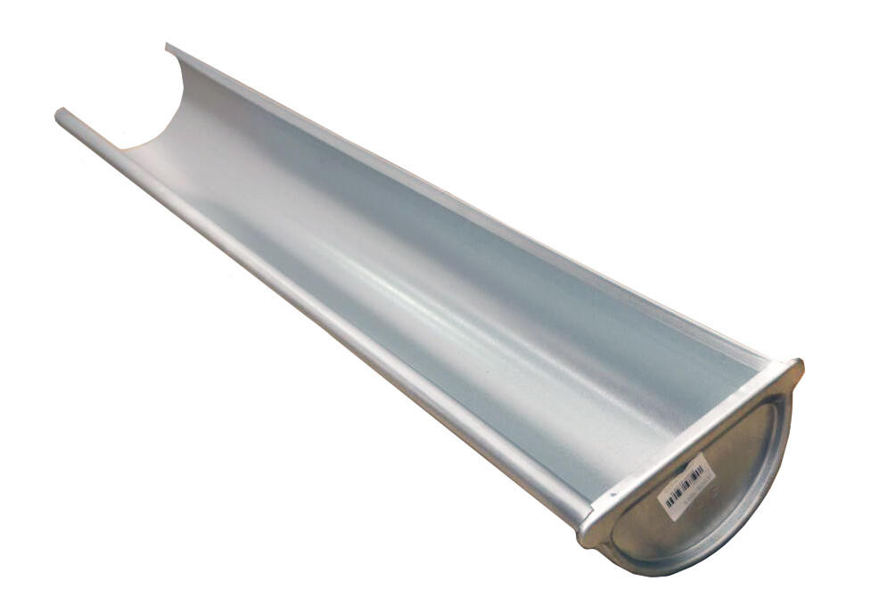 žlab koncový P 330mm d.1m Zn