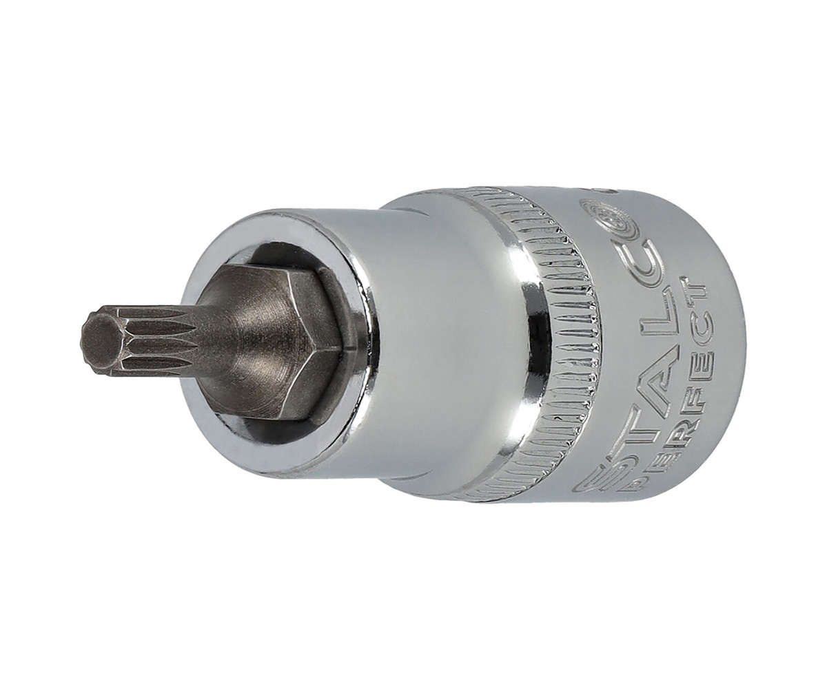 hlavice 1/2" s bitem SPLINE M14; 55mm STALCO