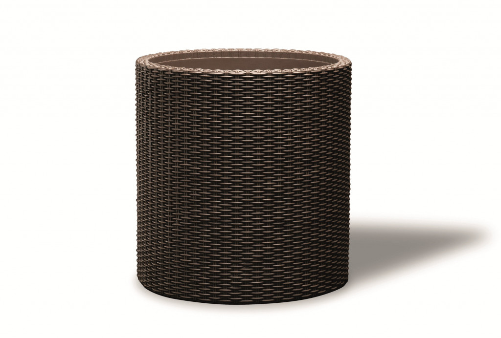 Keter Květináč Cylinder M 18L hnědá
