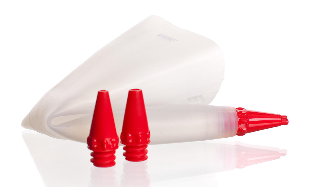 sáček zdobicí silikon + 3 nástavce