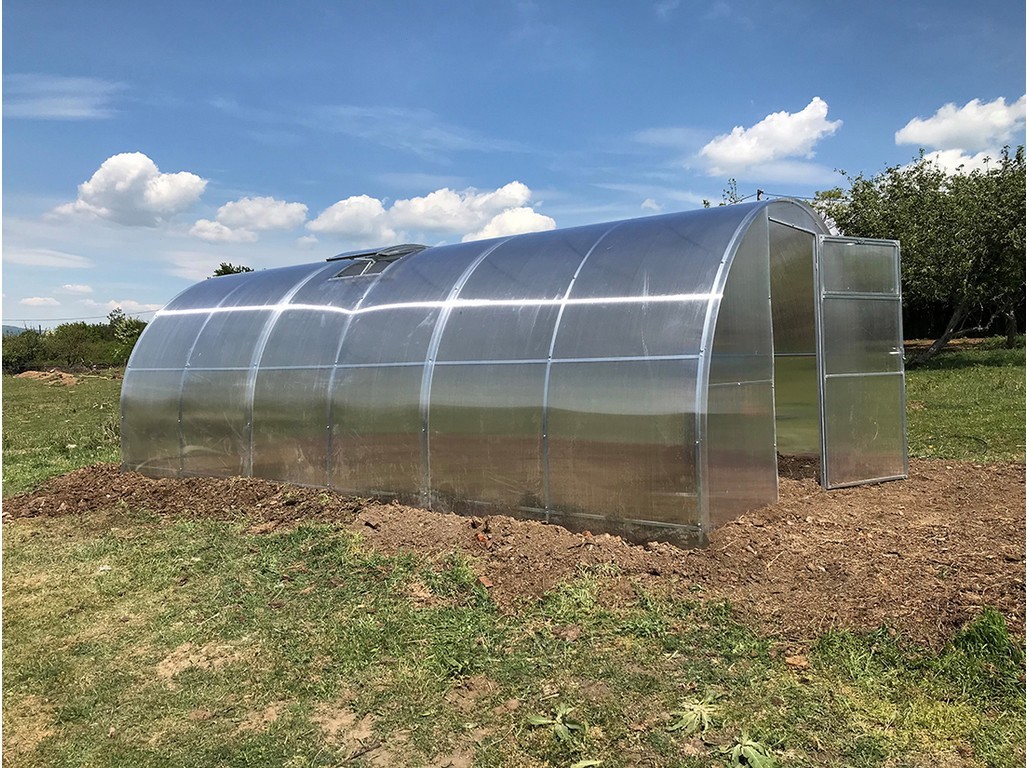 skleník zahr.STANDART 3x4m oblouk, polykarbonát
