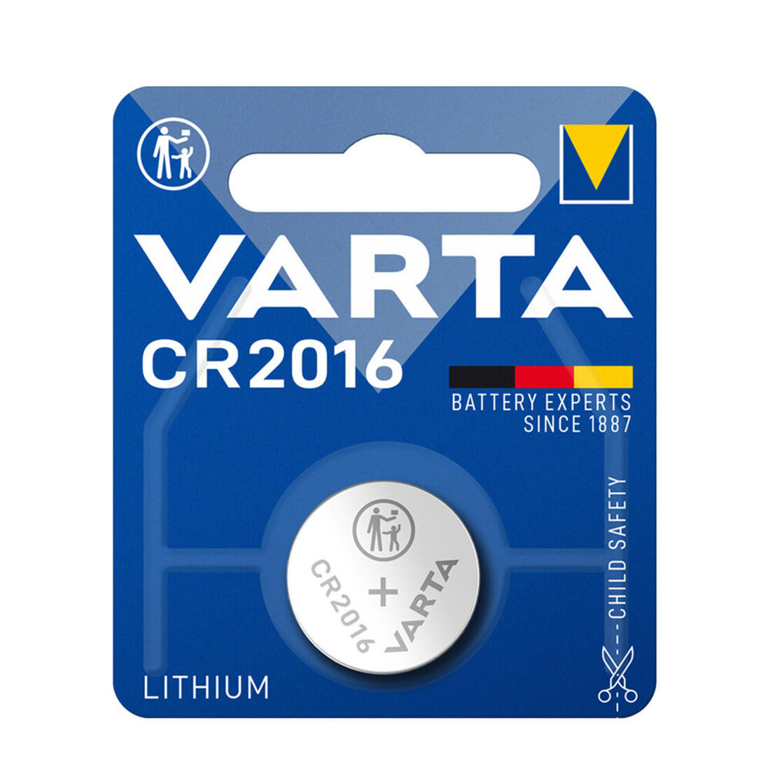 baterie knoflíková CR2016 lithiová VARTA