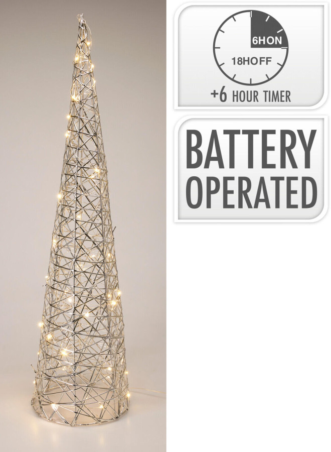 dekorace PYRAMIDA 60cm LED STŘ s časovačem