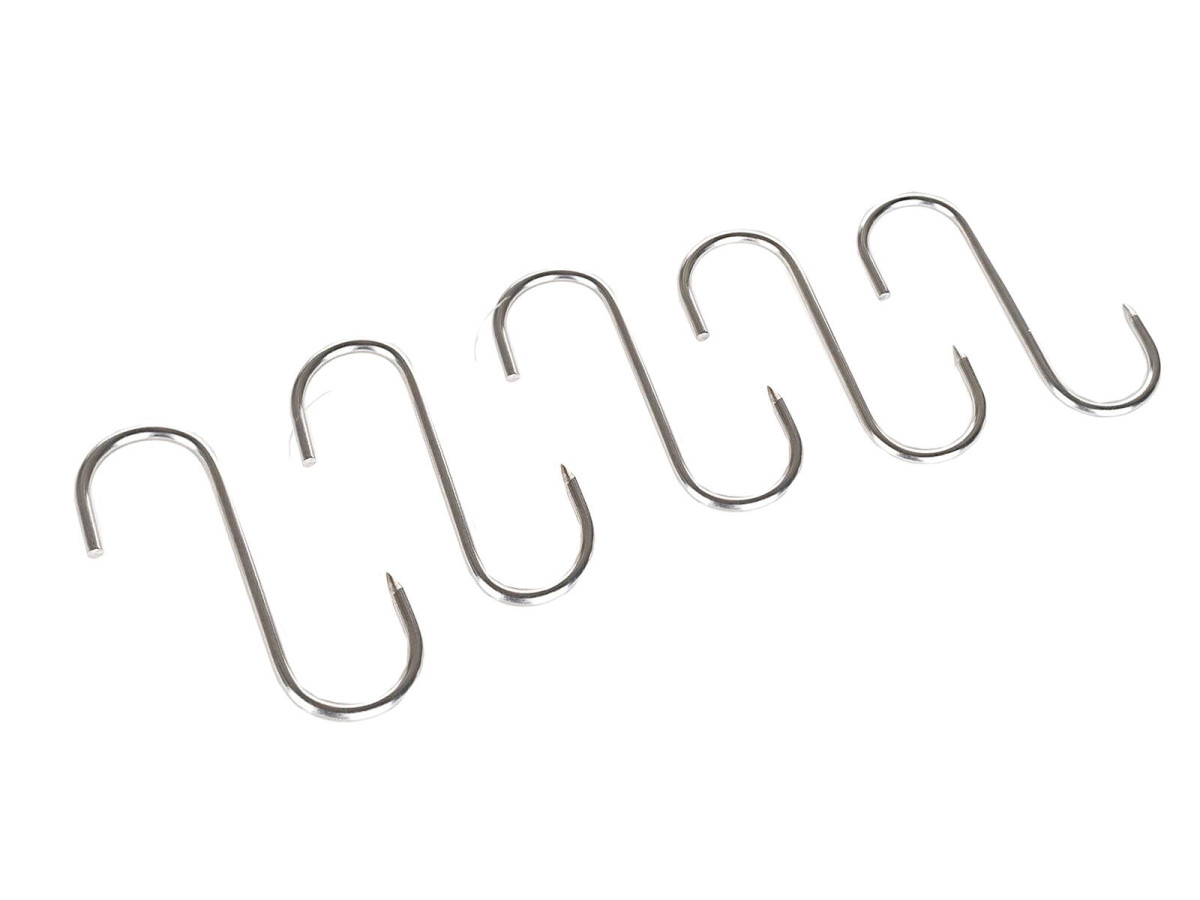 háček do udírny AKCENT 10x6,2cm, pr.4,5mm nerez (5ks)