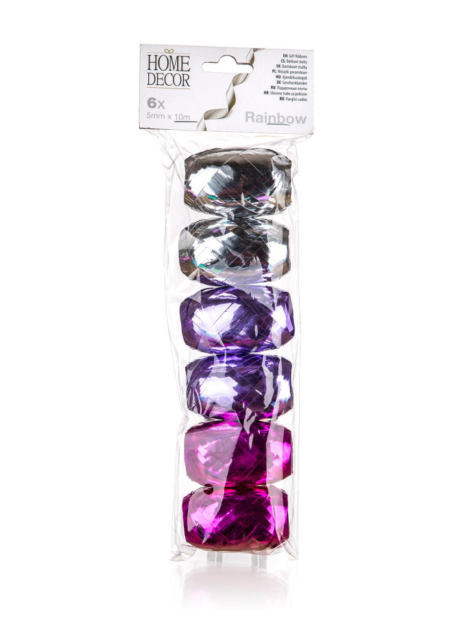 stuha RAINBOW 10m mix barev STŘ,FI (6ks)