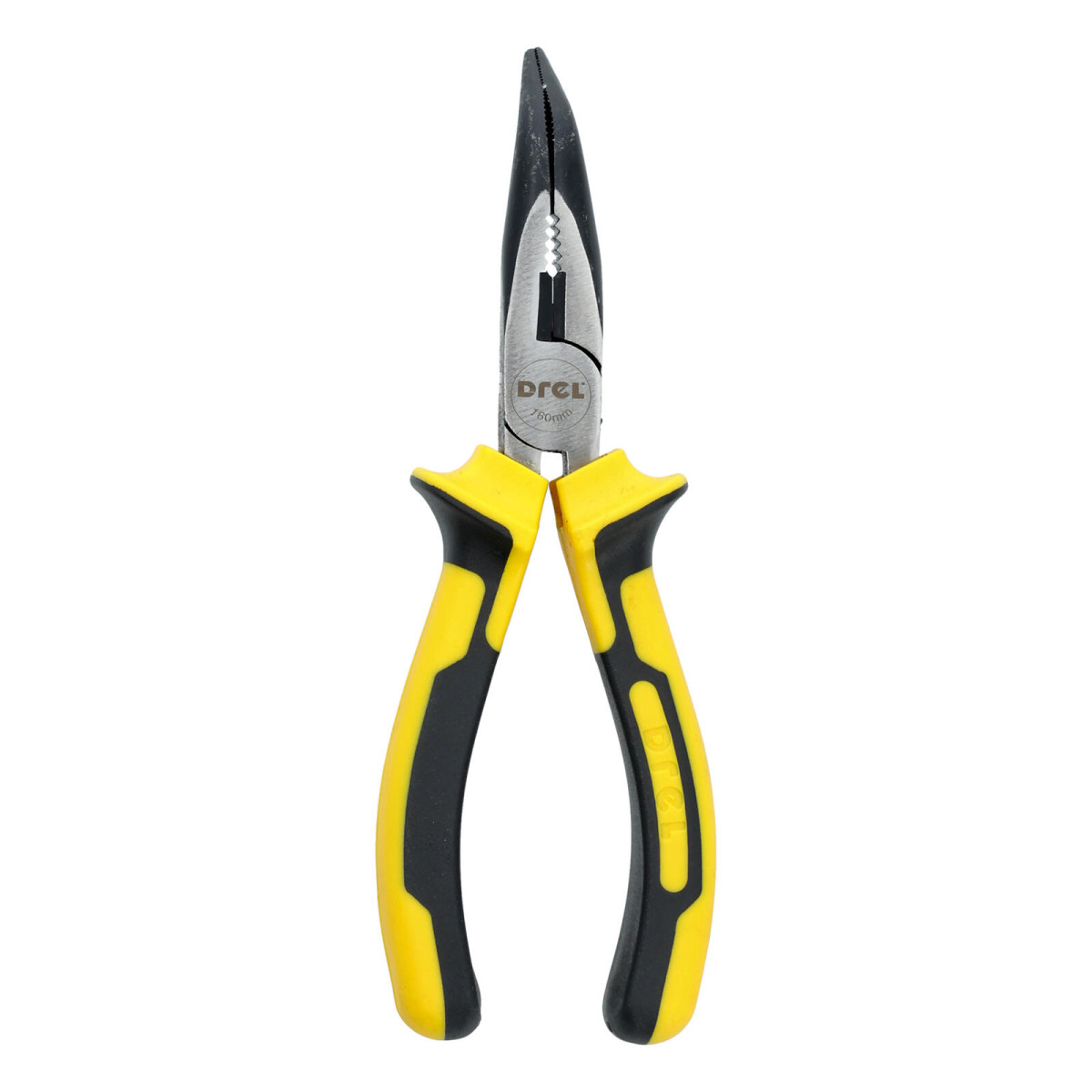kleště s dlouhými čelistmi, zahnuté 160mm DREL