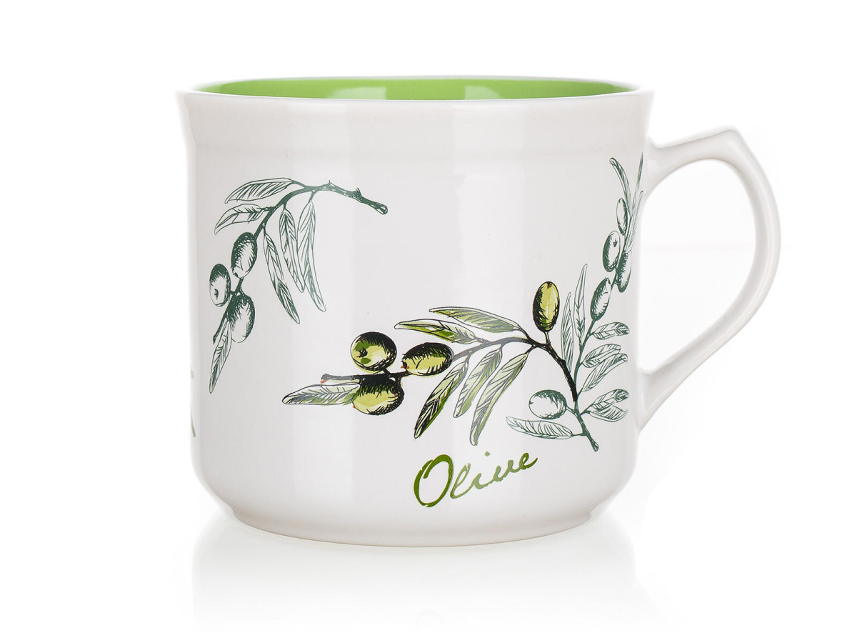 hrnek 630ml BIG OLIVES keramický