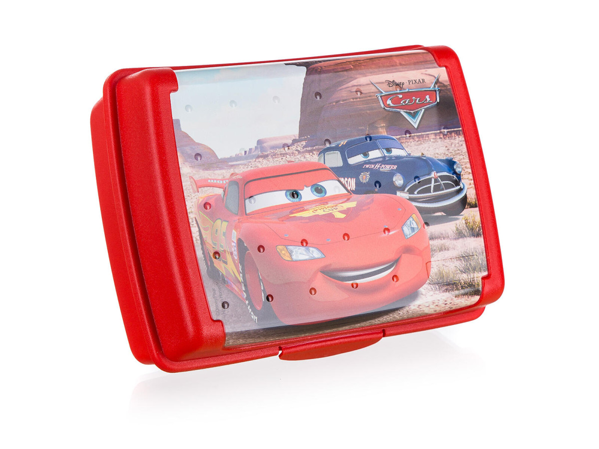 box svačinový 17x13x6,5cm CARS s klick uz.PH