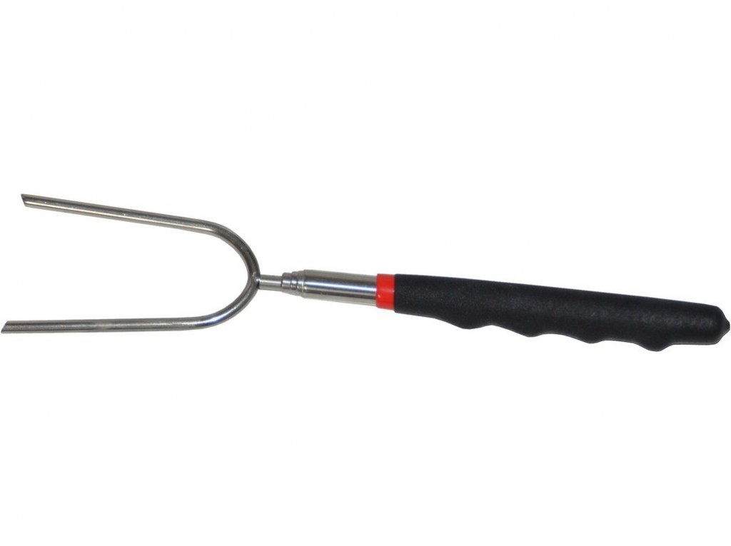 vidlice opékací teleskopická 24-86cm nerez+PVC