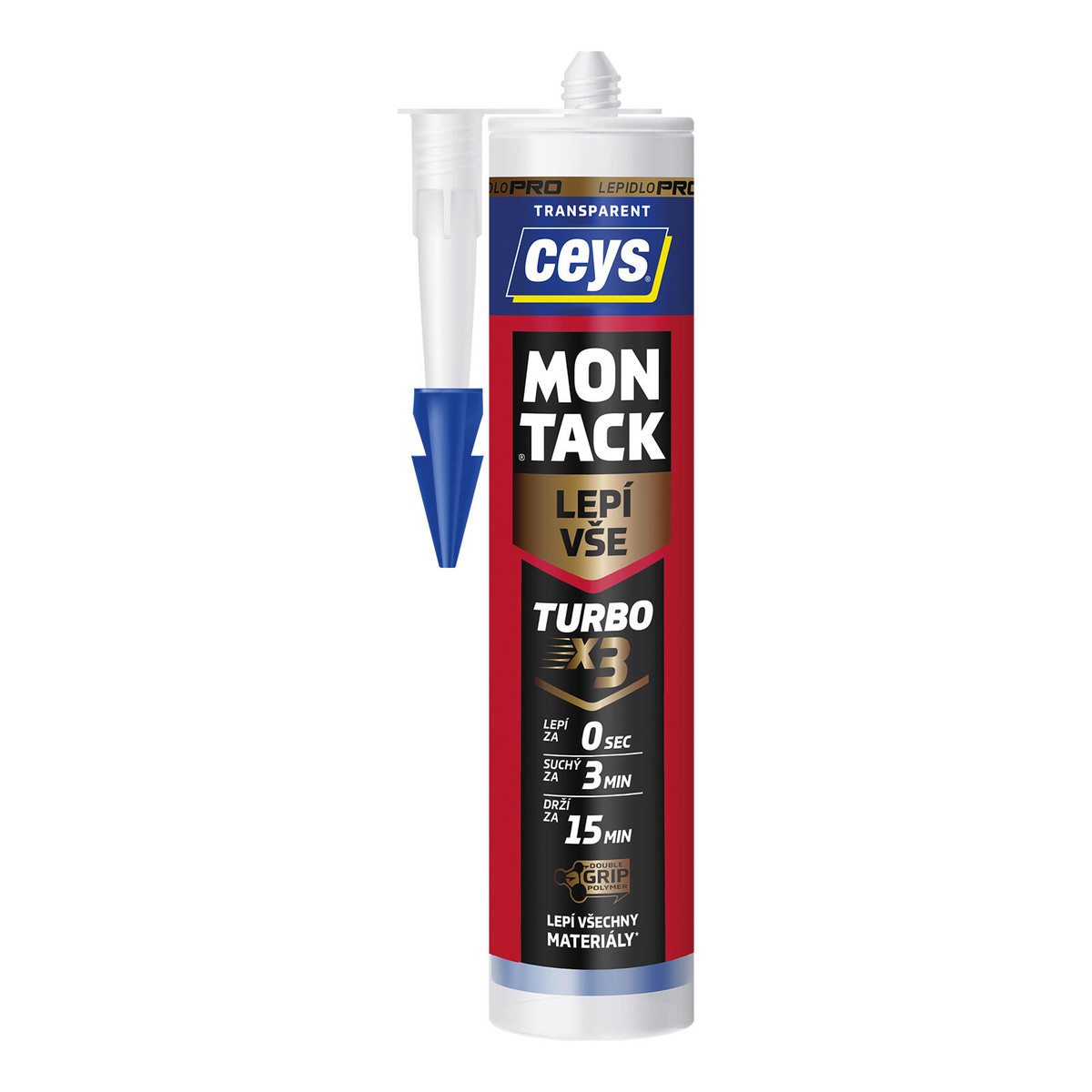 lepidlo montážní 290ml MONTACK TURBO CEYS TRA