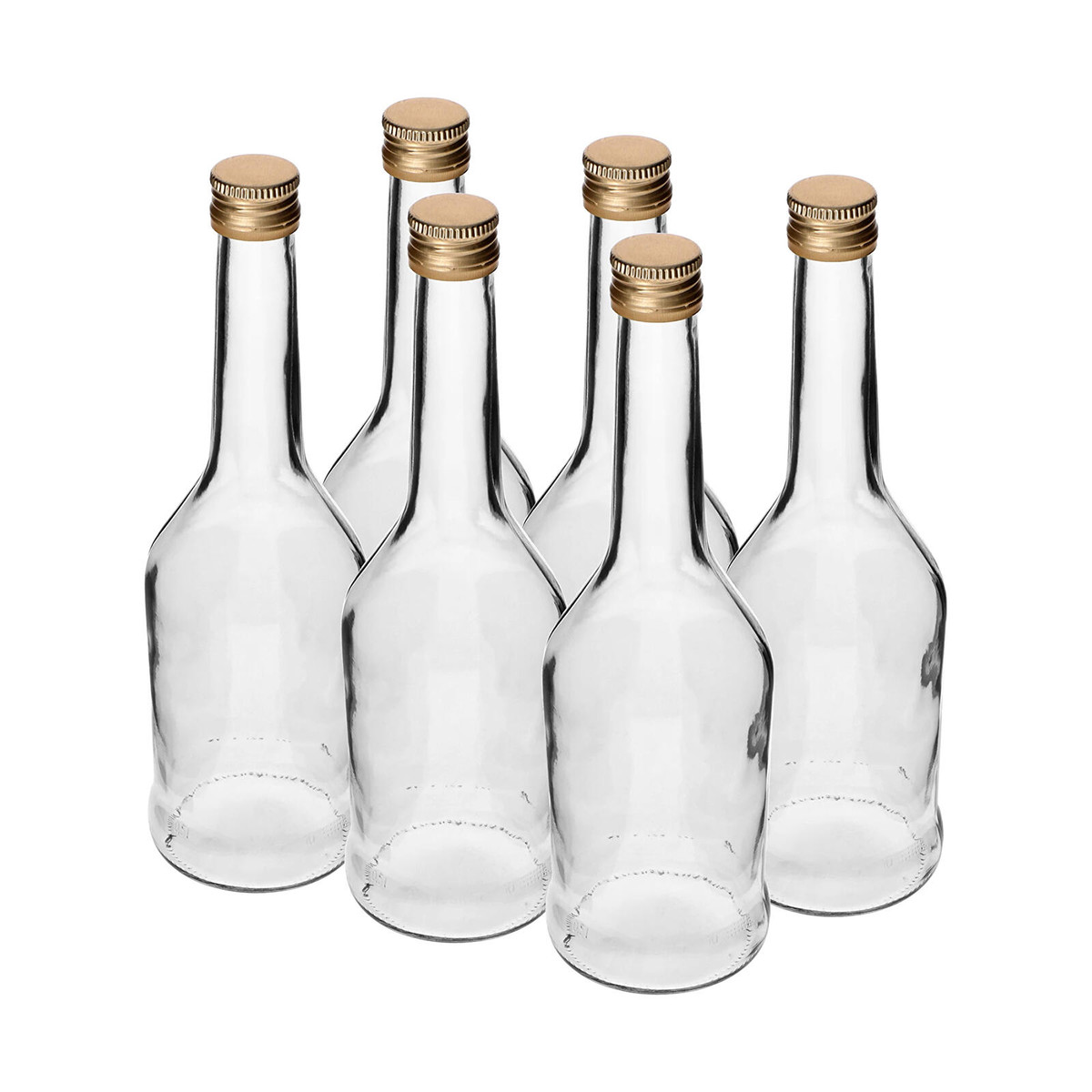láhev  500ml NAPOLEON skleněná s uzávěrem (6ks)