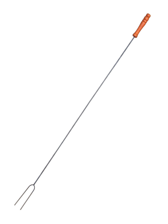 vidlice opékací  97cm nerez, dřev.rukojeť
