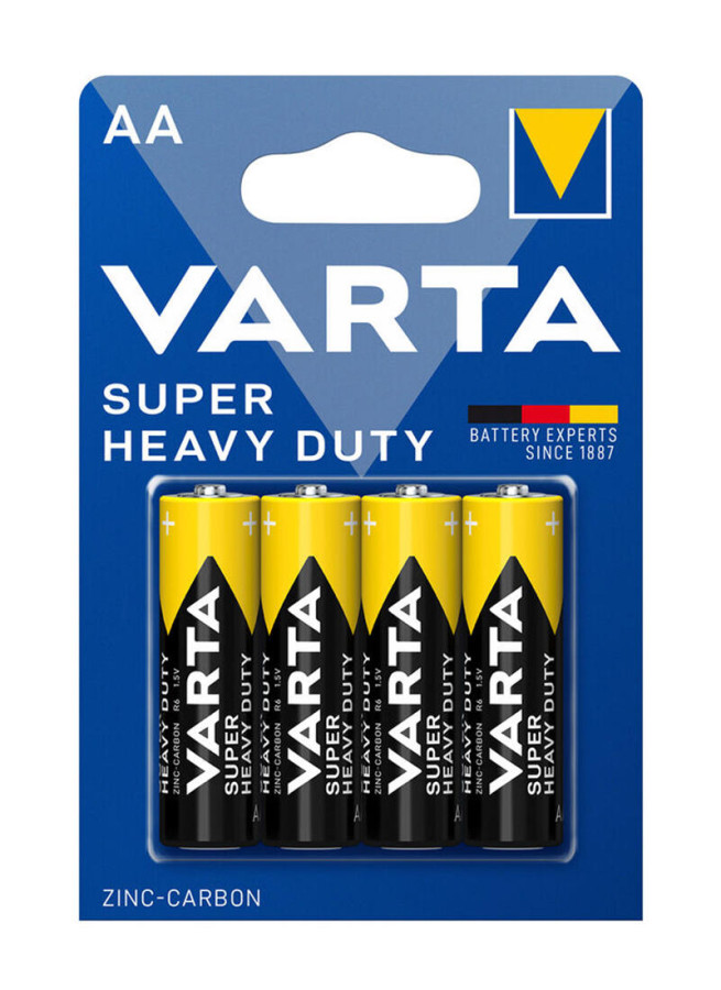 baterie tužková AA R6 Super Heavy Duty (4ks) VARTA