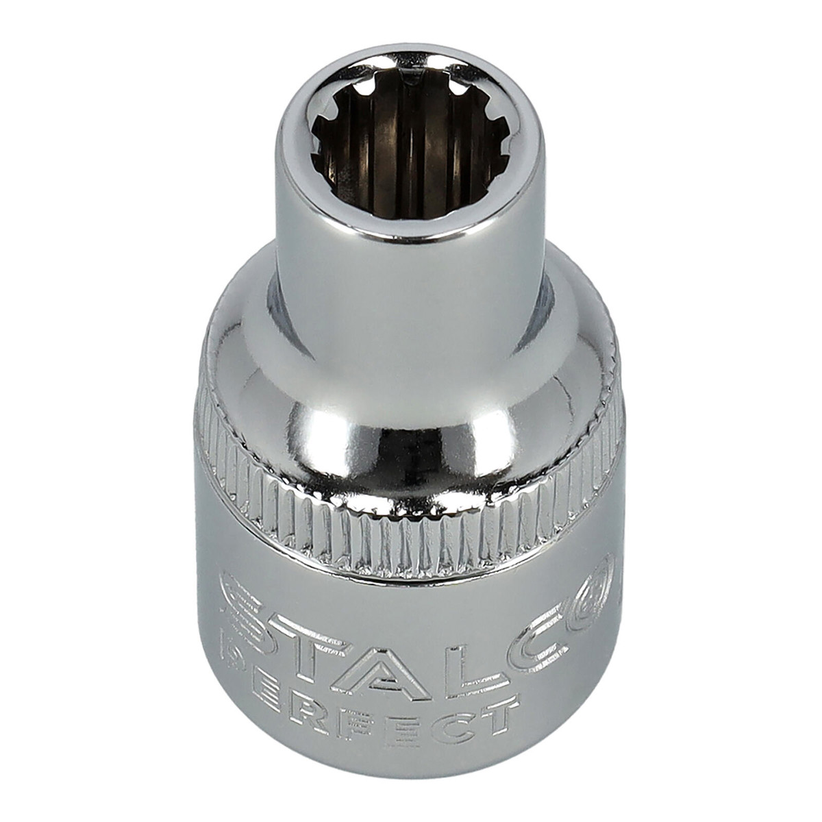 hlavice 1/2" 12hr. SPLINE 15mm CrV STALCO