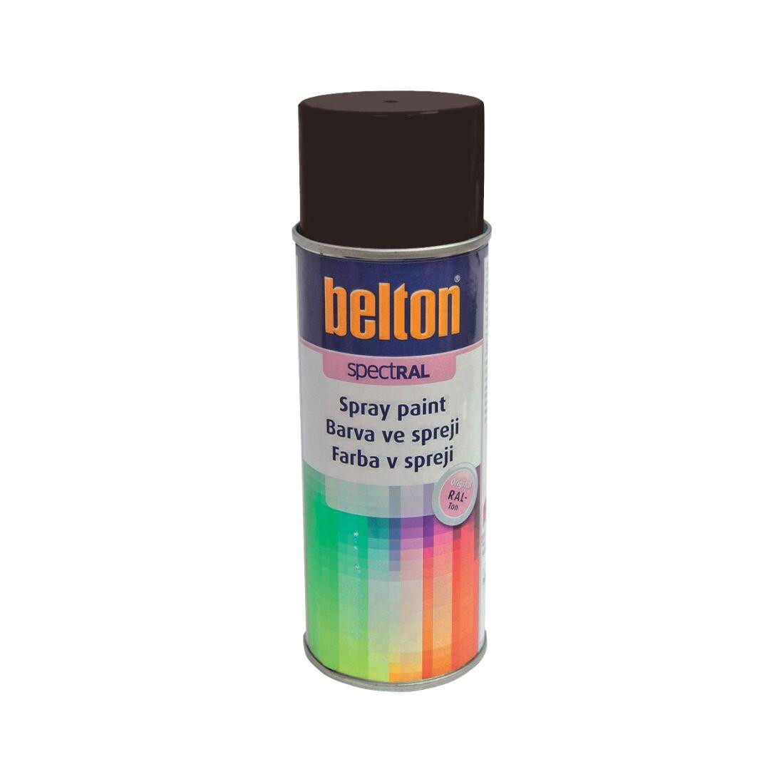 barva ve spreji BELTON RAL 8017, 400ml HN čokoládová