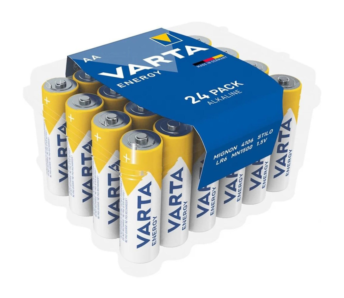 baterie tužková AA LR6 Energy (24ks) VARTA