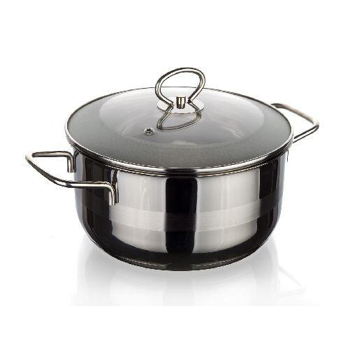 hrnec pr.18cm 2l nerez MATTE NEW LINE indukce + poklice sklo
