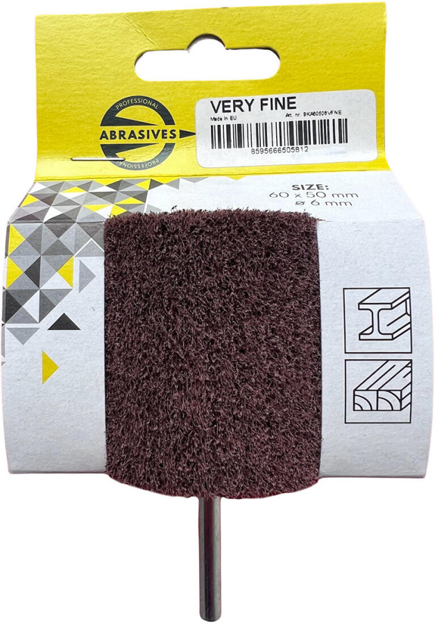 kotouč lamelový stopkový leštící 50x30x6mm VLIES BKA jemný