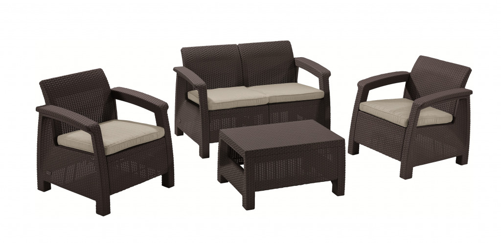 Keter Zahradní set CORFU II hnědá 258952