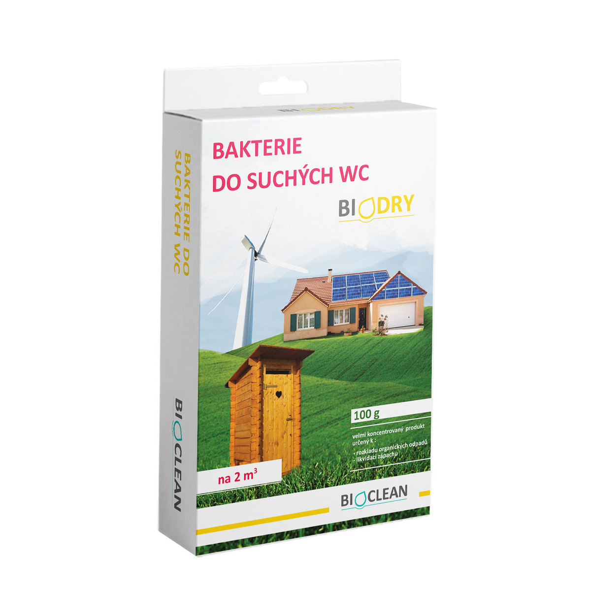 bakterie do suchých toalet, latrín 100g Biodry