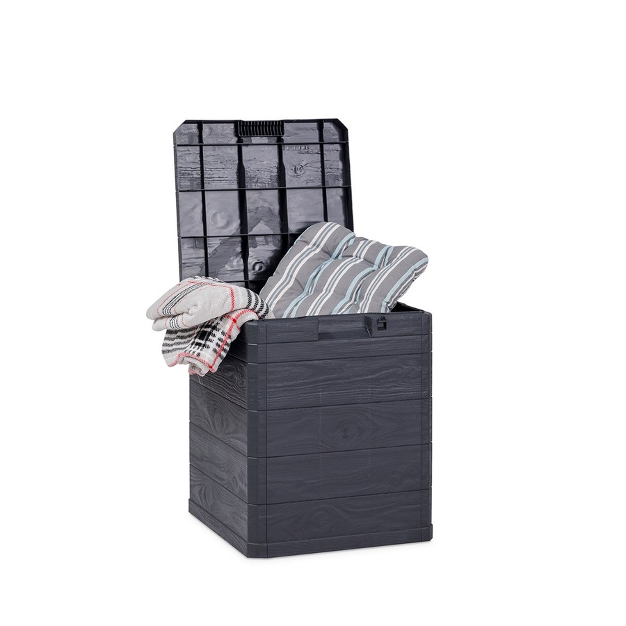 ALDOTRADE Box na polstry Woody 90l – hnědá