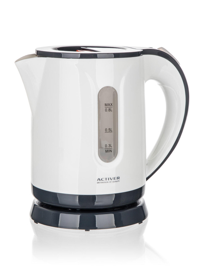 konvice rychlovarná SOLLA 0,8l BÍ/ŠE 900-1100W